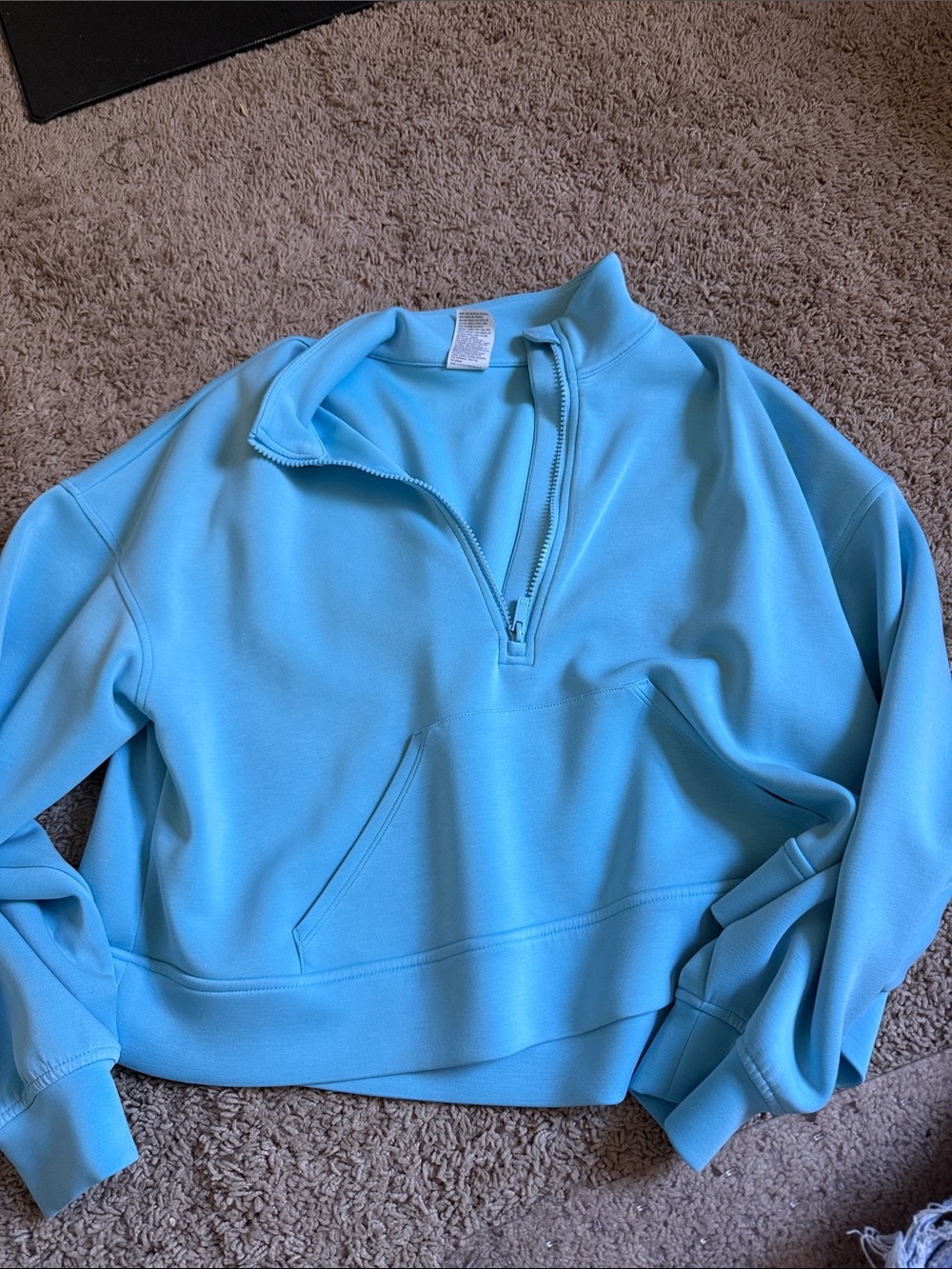 all in motion Light Blue Quarter-Zip Pullover